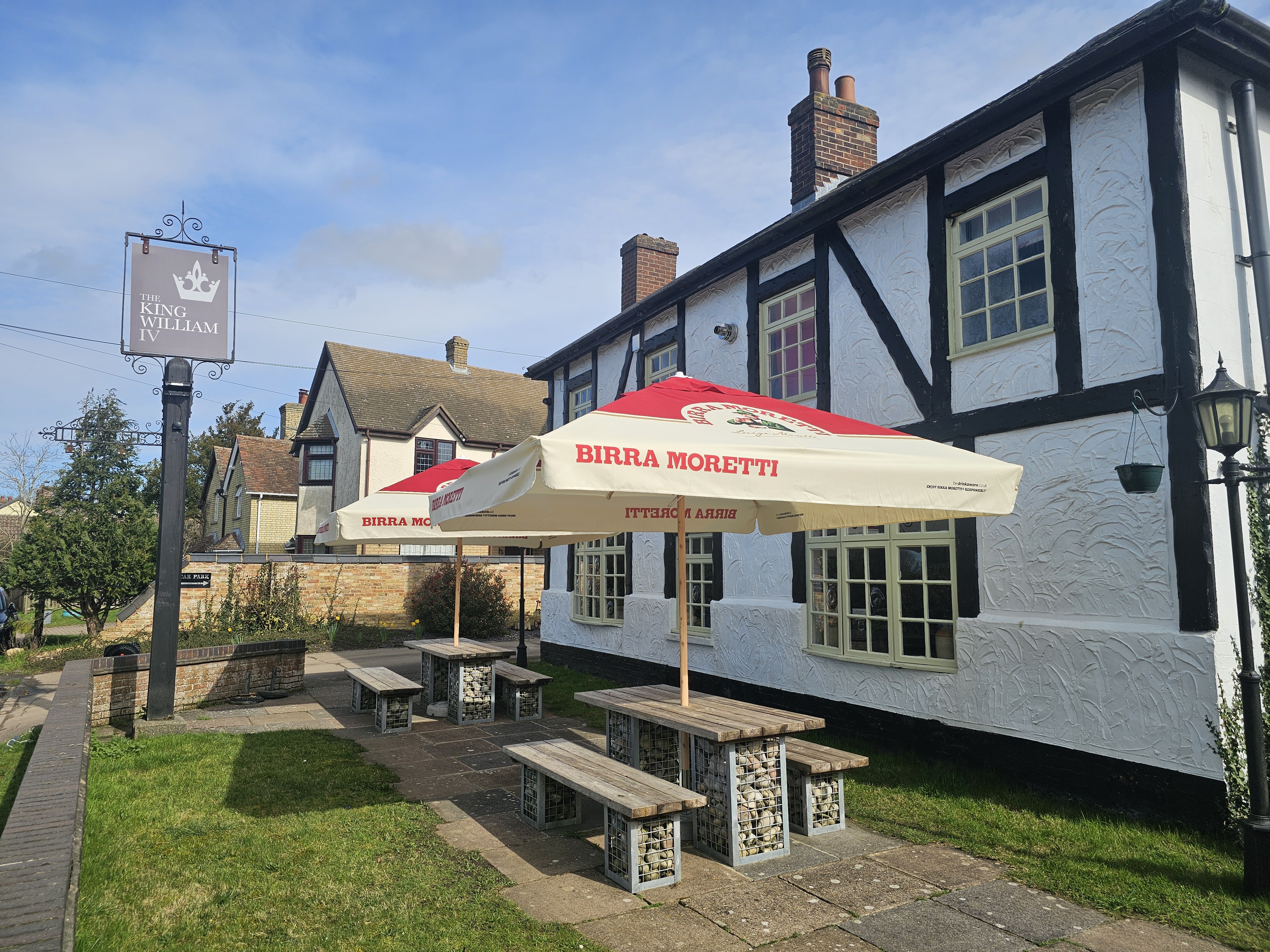 The pub garden