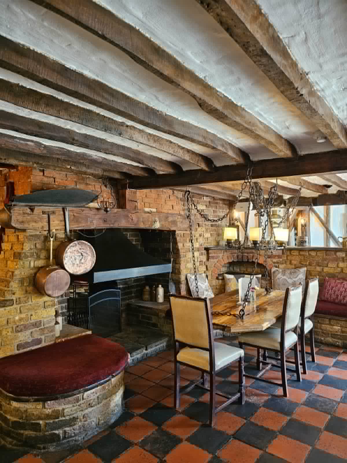 Inglenook fireplace